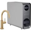 imageDelta Faucet Clarifi Under Sink Reverse Osmosis Water Filter System with Gold Beverage Dispenser FaucetChampagne Bronze