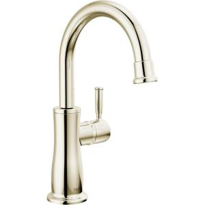 imageDELTA FAUCET 1960CZDST Traditional Beverage Faucet Champagne BronzePolished Nickel
