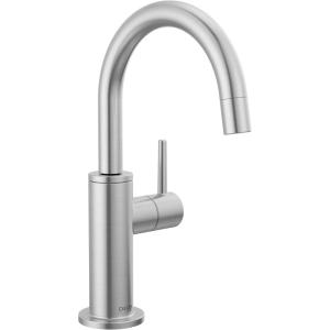 imageDelta 1930BLDST Beverage Faucet Matte BlackArctic Stainless