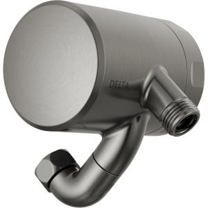 imageDelta Faucet Clarifi Premium Shower Filter Attachment with Filter Hard Water Shower Filter Shower Head Filter Matte Black 5SF100BLBlack Stainless