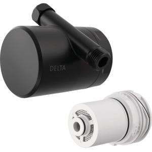 imageDelta Faucet Clarifi Standard Shower Filter Attachment Brushed Nickel with Additional Filter CartridgeMatte Black