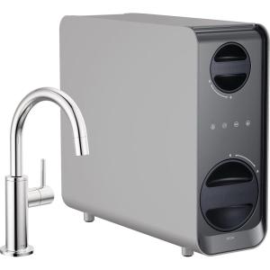 imageDelta Faucet Clarifi Under Sink Reverse Osmosis Water Filter System with Gold Beverage Dispenser FaucetChrome