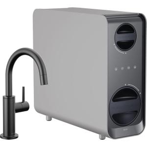 imageDelta Faucet Clarifi Under Sink Reverse Osmosis Water Filter System with Gold Beverage Dispenser FaucetMatte Black