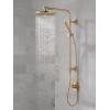 imageDELTA FAUCET 52158SSPR25 Universal Showering Shower Head Shower Head Only Lumicoat StainlessLumicoat Champagne Bronze