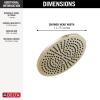 imageDELTA FAUCET 52158SSPR25 Universal Showering Shower Head Shower Head Only Lumicoat StainlessPolished Nickel