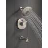 imageDELTA FAUCET 52686BL H2Okinetic Raincan Shower Head Matte BlackChrome