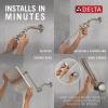 imageDelta Faucet 10inch Raincan Shower Head and Hand Held Shower Combo Brushed Nickel Square Shower Head Rainfall Shower Head Hand Shower 175 GPM Flow Rate Spotshield Brushed Nickel 75527SN