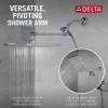 imageDelta Faucet 10inch Raincan Shower Head and Hand Held Shower Combo Chrome Square Shower Head Rainfall Shower Head Hand Shower High Pressure Shower Head 175 GPM Flow Rate Chrome 75527