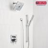 imageDelta Faucet 3Spray H2Okinetic Shower Head Matte Black 52684BLChrome