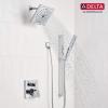 imageDelta Faucet 3Spray H2Okinetic Shower Head Matte Black 52684BLChrome