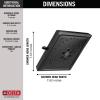 imageDelta Faucet 3Spray H2Okinetic Shower Head Matte Black 52684BLMatte Black