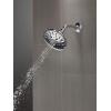 imageDelta Faucet 52669BL 5Setting H2OKinetic Trad Raincan Shower Head Matte Black