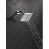 imageDelta Faucet 5Spray H2Okinetic Raincan Shower Head Black Showerhead Square Shower Head Delta Shower Head Water Saving Shower Head Matte Black 52664BLChrome