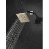 imageDelta Faucet 5Spray H2Okinetic Raincan Shower Head Black Showerhead Square Shower Head Delta Shower Head Water Saving Shower Head Matte Black 52664BLPolished Nickel