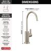 imageDelta Faucet Clarifi Under Sink Reverse Osmosis Water Filter System with Brushed Nickel Beverage Faucet and Remineralization Cartridge