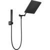 imageDelta 75527 Universal Showering 175 GPM Single Function Modern Rain Shower Head and Hand Shower Combo with Adjustable Extension Arm and TouchClean Nozzles  Matte Black
