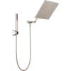 imageDelta Faucet 10inch Raincan Shower Head and Hand Held Shower Combo Brushed Nickel Square Shower Head Rainfall Shower Head Hand Shower 175 GPM Flow Rate Spotshield Brushed Nickel 75527SN