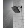 imageDELTA FAUCET 52484BL Delta H2Okinetic 4Setting UltraSoak Shower Head Matte Black