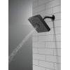 imageDELTA FAUCET 52484BL Delta H2Okinetic 4Setting UltraSoak Shower Head Matte Black