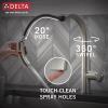 imageDelta 19824LFSP Keele Kitchen Faucet Standard SpotShield StainlessSpotshield Stainless