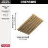 imageDelta 52159BL25 SingleSetting Metal Raincan Head Without Shower Arm Matte BlackChampagne Bronze