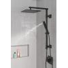 imageDelta 52159BL25 SingleSetting Metal Raincan Head Without Shower Arm Matte BlackMatte Black