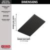 imageDelta 52159BL25 SingleSetting Metal Raincan Head Without Shower Arm Matte BlackMatte Black