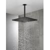 imageDelta 52159BL25 SingleSetting Metal Raincan Head Without Shower Arm Matte BlackMatte Black