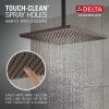 imageDelta 52159BL25 SingleSetting Metal Raincan Head Without Shower Arm Matte BlackVenetian Bronze