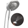 imageDelta Faucet 7Setting In2ition 2in1 Dual Shower Head with ProClean Spray Hose 25 GPMLumicoat Chrome