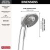 imageDelta Faucet 7Setting In2ition 2in1 Dual Shower Head with ProClean Spray Hose 25 GPMLumicoat Chrome