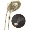 imageDelta Faucet 7Setting In2ition 2in1 Dual Shower Head with ProClean Spray Hose 25 GPMLumicoat Polished Nickel