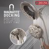 imageDelta Faucet 7Setting In2ition 2in1 Dual Shower Head with ProClean Spray Hose 25 GPMLumicoat Stainless
