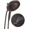 imageDelta Faucet 7Setting In2ition 2in1 Dual Shower Head with ProClean Spray Hose 25 GPMVenetian Bronze