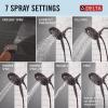 imageDelta Faucet 7Setting In2ition 2in1 Dual Shower Head with ProClean Spray Hose 25 GPMVenetian Bronze