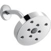 imageDelta Faucet H2Okinetic Single Setting Raincan Shower Head Black Round Shower Head Rainfall Shower Head High Pressure Shower Head 175 GPM Flow Rate Matte Black RP70175BLChrome