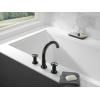 imageDelta Faucet Trinsic Roman Tub Trim  T2759BL  Modern Bathroom Tub Faucet Set  Includes Tub Faucet ampamp Handles  Matte Black Valve Sold SeparatelyMatte Black
