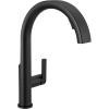 imageDelta 19824LFSP Keele Kitchen Faucet Standard SpotShield StainlessMatte Black