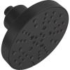 imageDelta 52668BL UniversalShoweringComponents H2Okinetic 5Setting Raincan Shower Head Matte Black