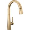 imageDelta Faucet Monrovia Touchless Kitchen Faucet with Touch Technology Brushed Nickel Kitchen Sink Faucet with Pull Down Sprayer Lumicoat Arctic Stainless 9191TLARPRDSTLumicoat Champagne Bronze