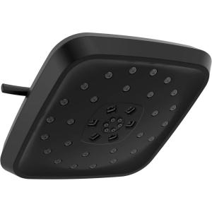 imageDELTA FAUCET 52460BL Delta H2Okinetic 4Setting UltraSoak Shower Head Matte BlackMatte Black