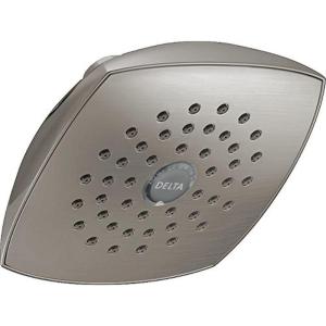 imageDELTA FAUCET RP64859BL Raincan SingleSetting TouchClean Shower Head Matte BlackStainless