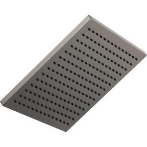 imageDelta 52159BL25 SingleSetting Metal Raincan Head Without Shower Arm Matte BlackBlack Stainless