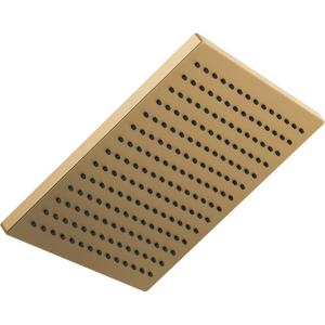imageDelta 52159BL25 SingleSetting Metal Raincan Head Without Shower Arm Matte BlackChampagne Bronze