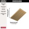 imageDelta 52159CZ Universal Head Without Shower Arm Champagne Bronze