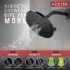 imageDelta Faucet 3Spray TouchClean H2Okinetic Shower Head Matte Black 52688BLMatte Black