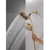 imageDelta Faucet 6Setting In2ition 2in1 Dual Shower Head with ProClean Spray Matte Black Round Shower Head with Hose Hand Held Shower Head Matte Black 75655BLChampagne Bronze