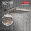 imageDelta Faucet SingleSpray TouchClean Rain Shower Head Chrome RP50841Stainless