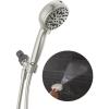 imageDelta Faucet ProClean Brushed Nickel Shower Head with Handheld Showerhead with High Pressure Spray Handheld Shower Head 6 Spray Settings SpotShield Brushed Nickel 75740SN
