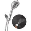 imageDelta Faucet ProClean Chrome Shower Head with Handheld Showerhead with High Pressure Spray Handheld Shower Head 6 Spray Settings Chrome 75740